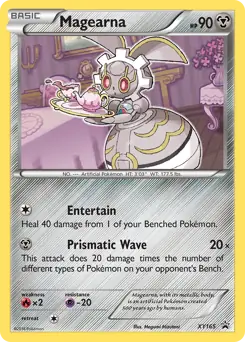 Magearna Pokemon card from XY Black Star Promos