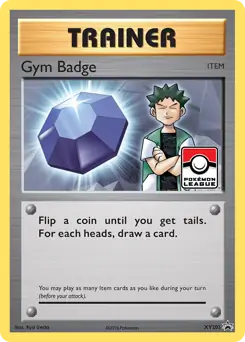 Gym Badge Pokemon card from XY Black Star Promos