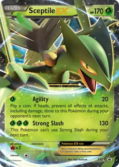 Sceptile EX Pokemon card from XY Black Star Promos