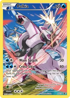 Palkia Pokemon card from XY Black Star Promos