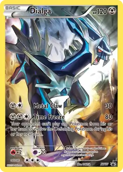 Dialga Pokemon card from XY Black Star Promos