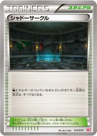 Shadow Circle Pokemon card from Yveltal Half Deck
